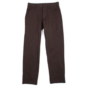 Rhone Commuter Pants Mens 28 x 28 Brown Flex Knit Stretch Travel Work Chino